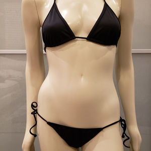 VS Little Black Bikini (Cinched Bottoms) - Size S
